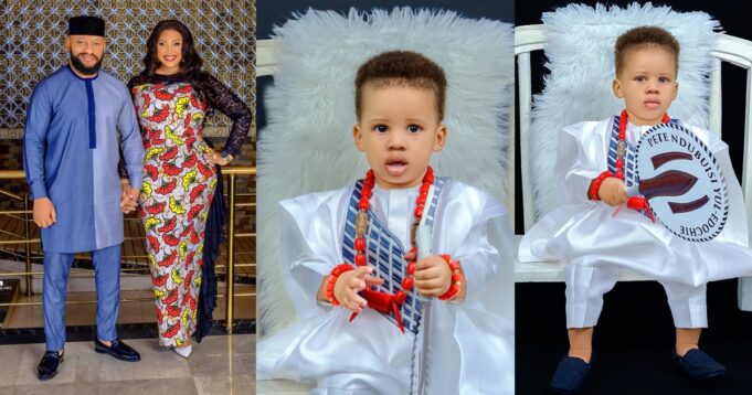 Yul Edochie Celebrates His Second Son With Judy Austin As He Turns One Today April 22.